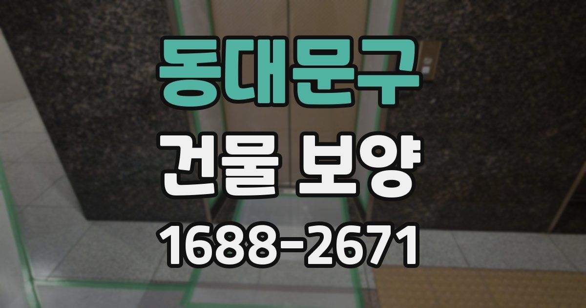 동대문구 건물 보양