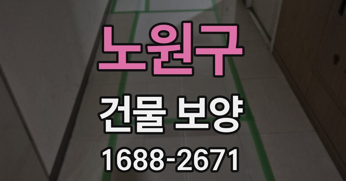노원구 건물 보양