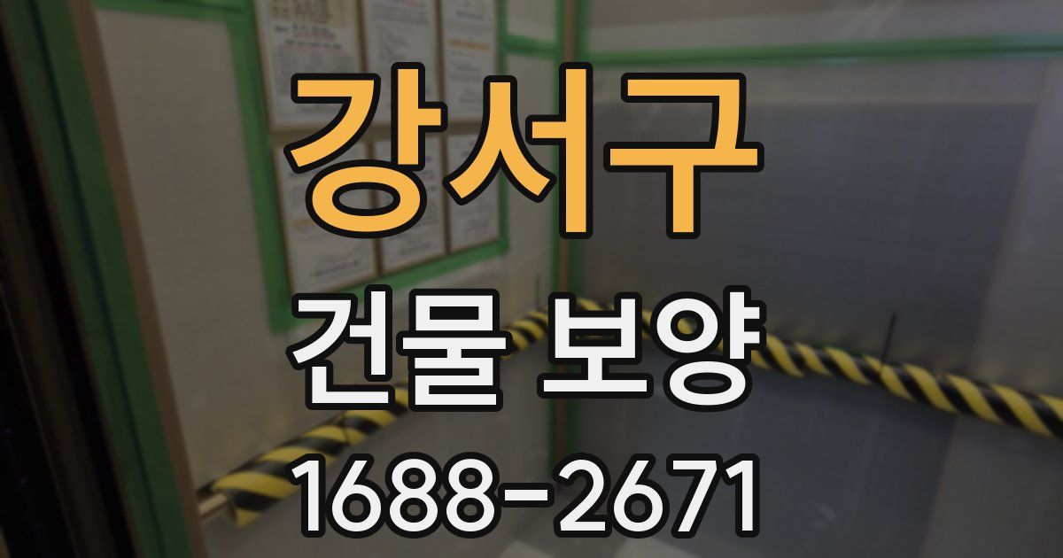 강서구 건물 보양