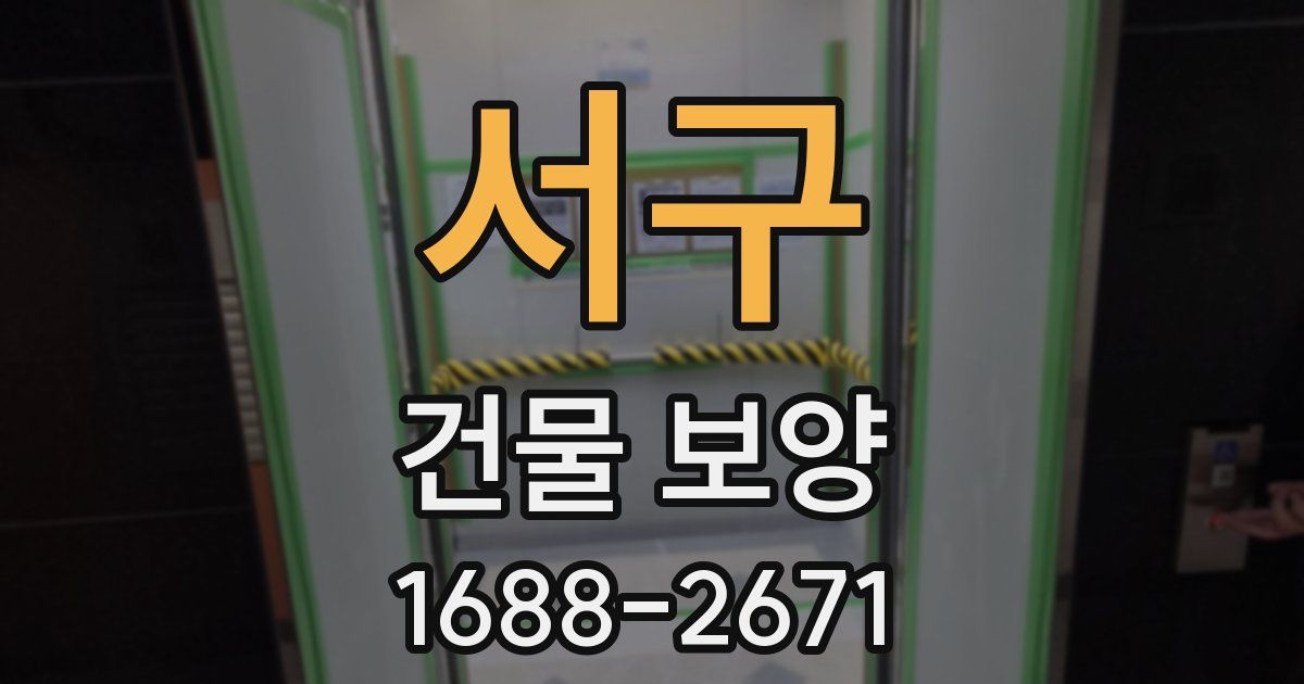 서구 건물 보양