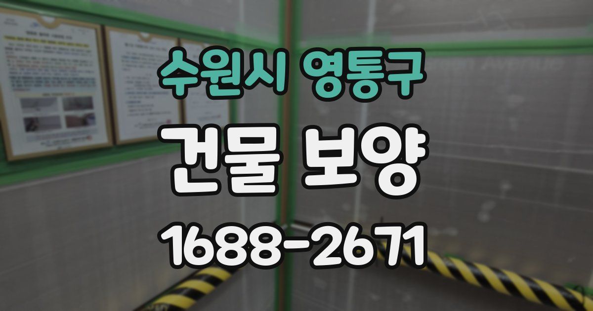 수원시 영통구 건물 보양
