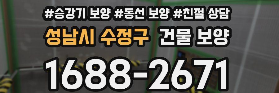 성남시 수정구 건물 보양