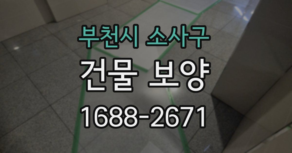 부천시 소사구 건물 보양