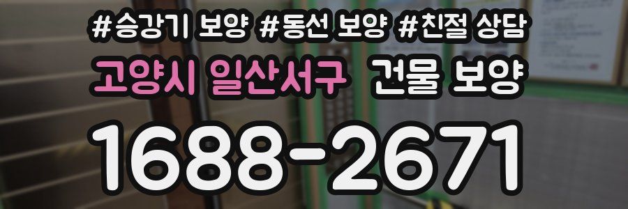 고양시 일산서구 건물 보양