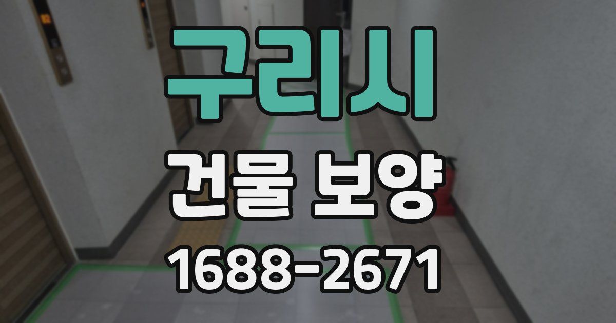 구리시 건물 보양