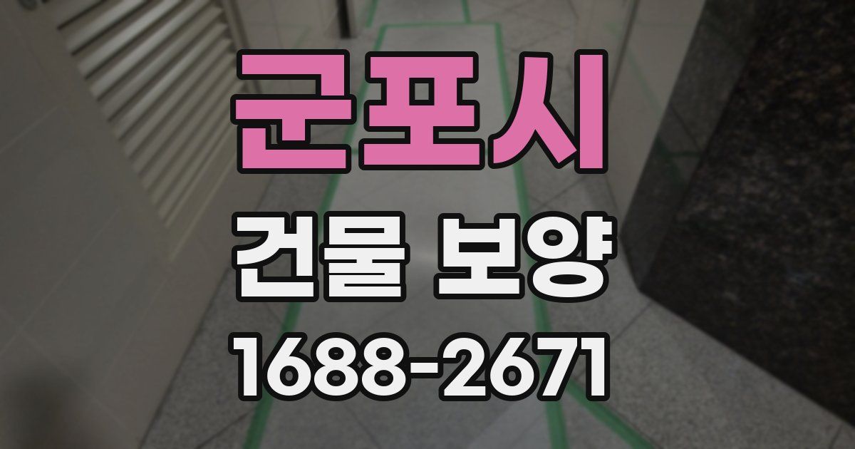 군포시 건물 보양