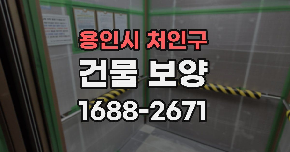 용인시 처인구 건물 보양