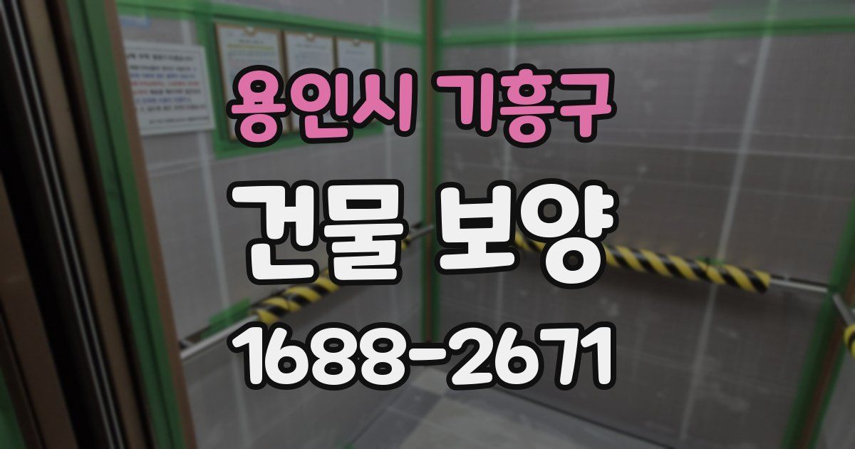 용인시 기흥구 건물 보양