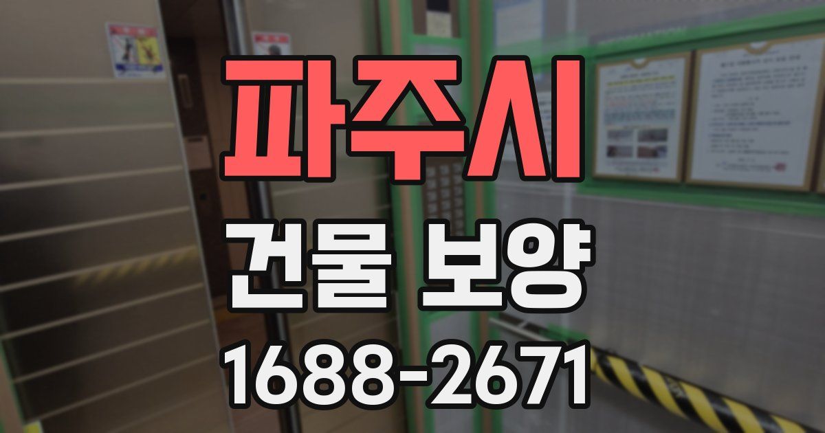 파주시 건물 보양