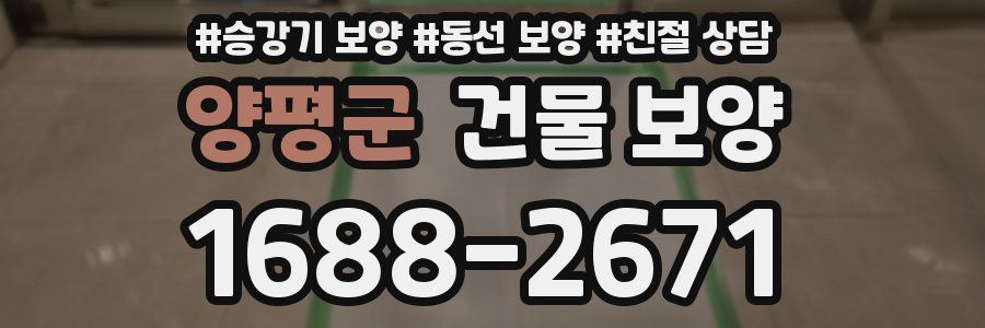 양평군 건물 보양