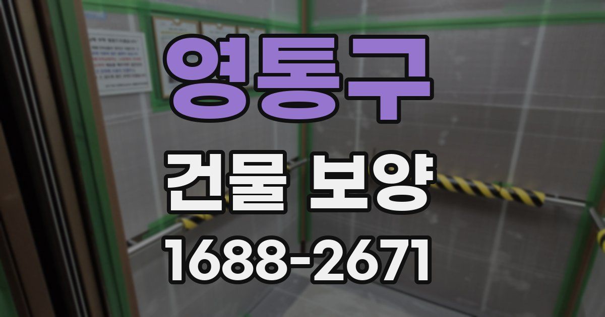영통구 건물 보양