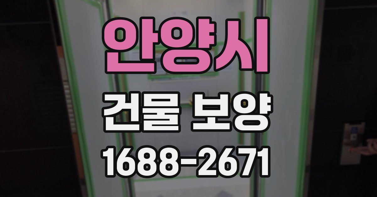 안양시 건물 보양