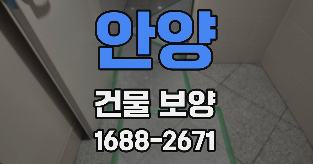 안양 건물 보양