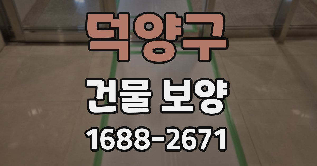 덕양구 건물 보양