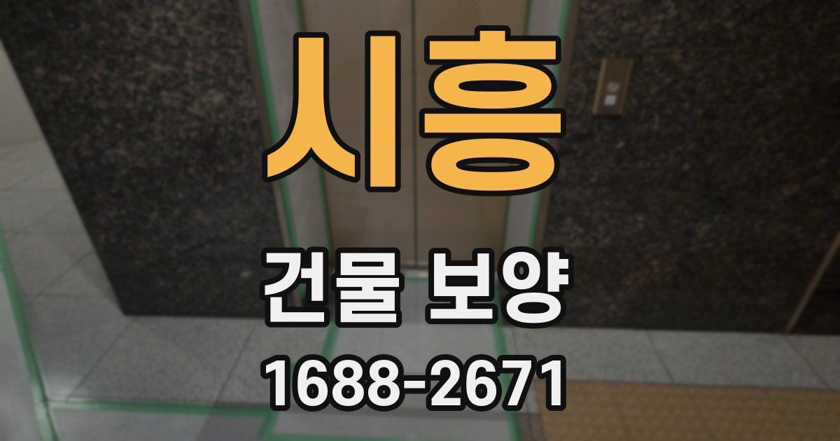 시흥 건물 보양