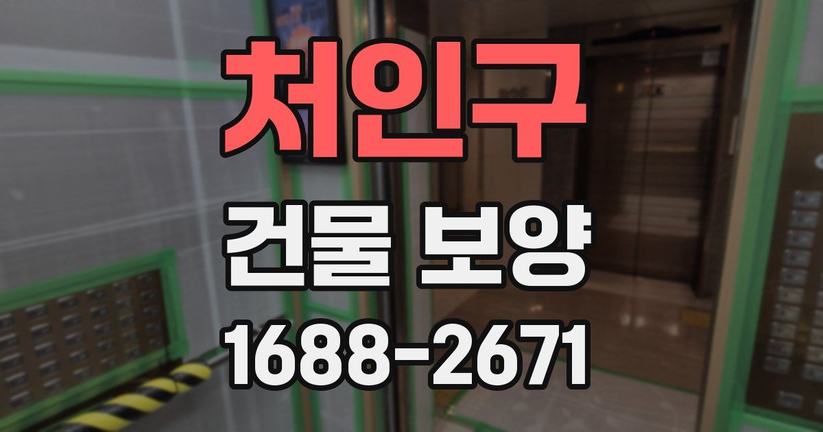 처인구 건물 보양