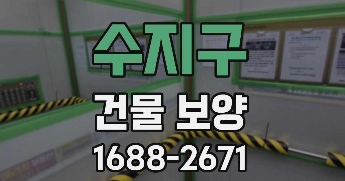 수지구 건물 보양