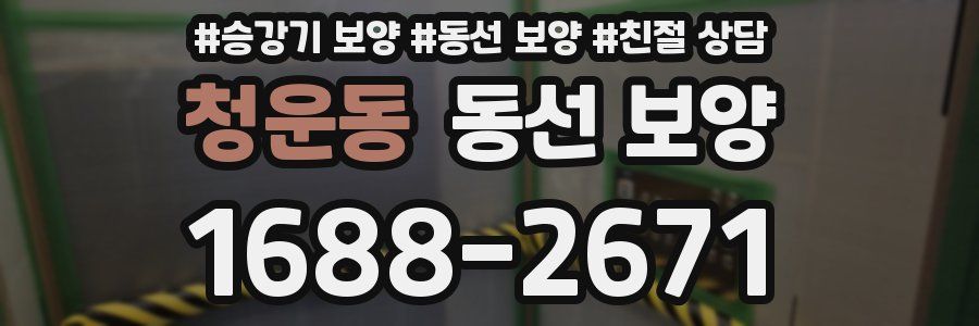 청운동 동선 보양