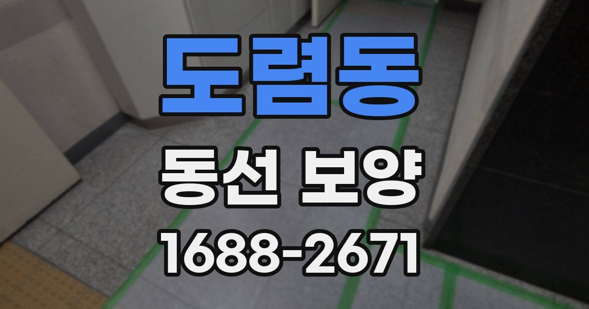도렴동 동선 보양