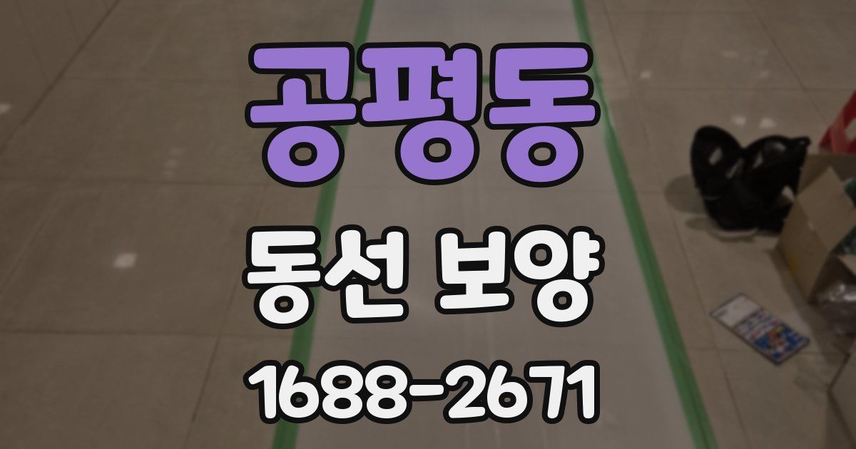 공평동 동선 보양