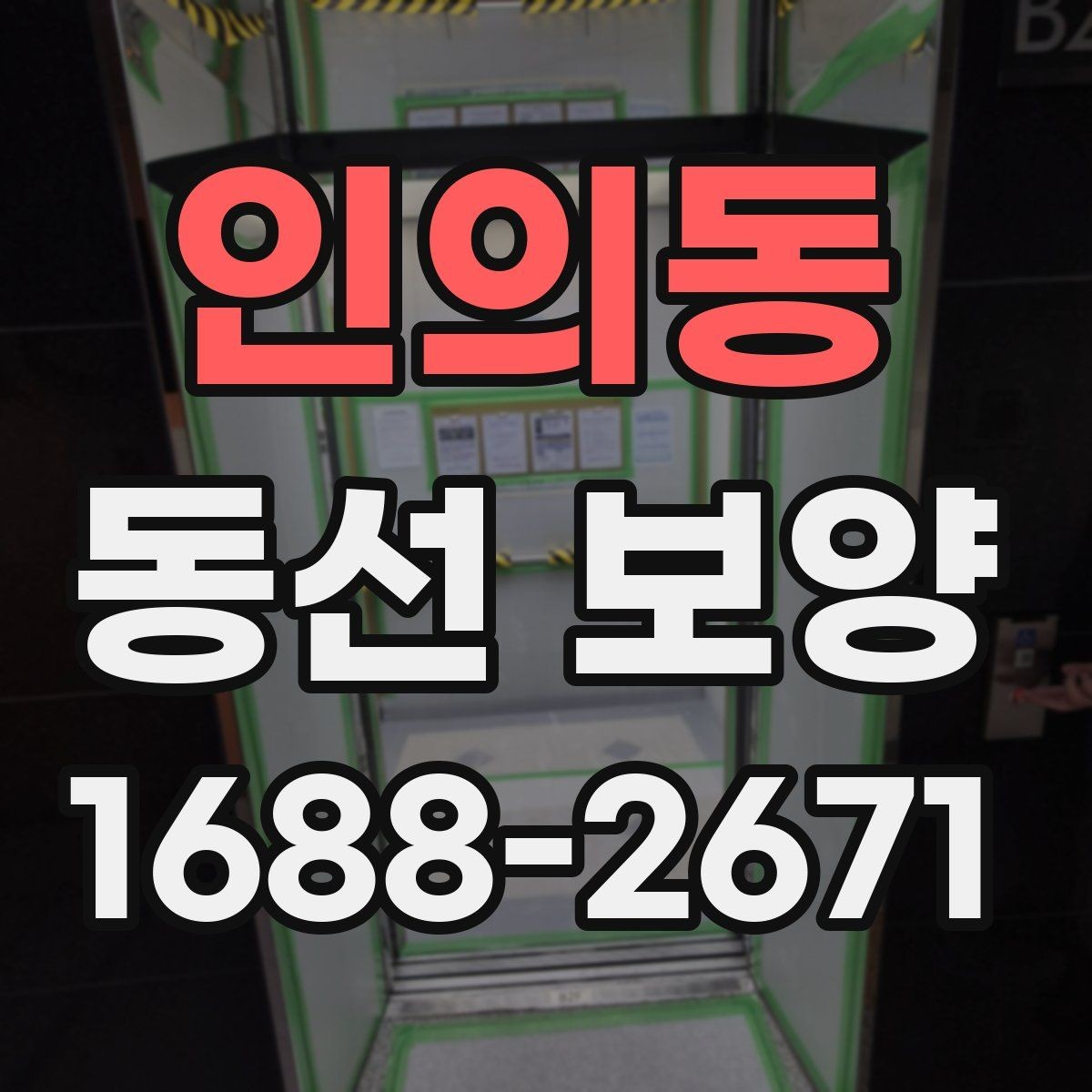 인의동 동선 보양 작업의 핵심은 어디에 있을까