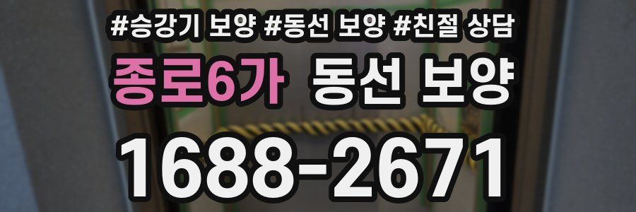 종로6가 동선 보양