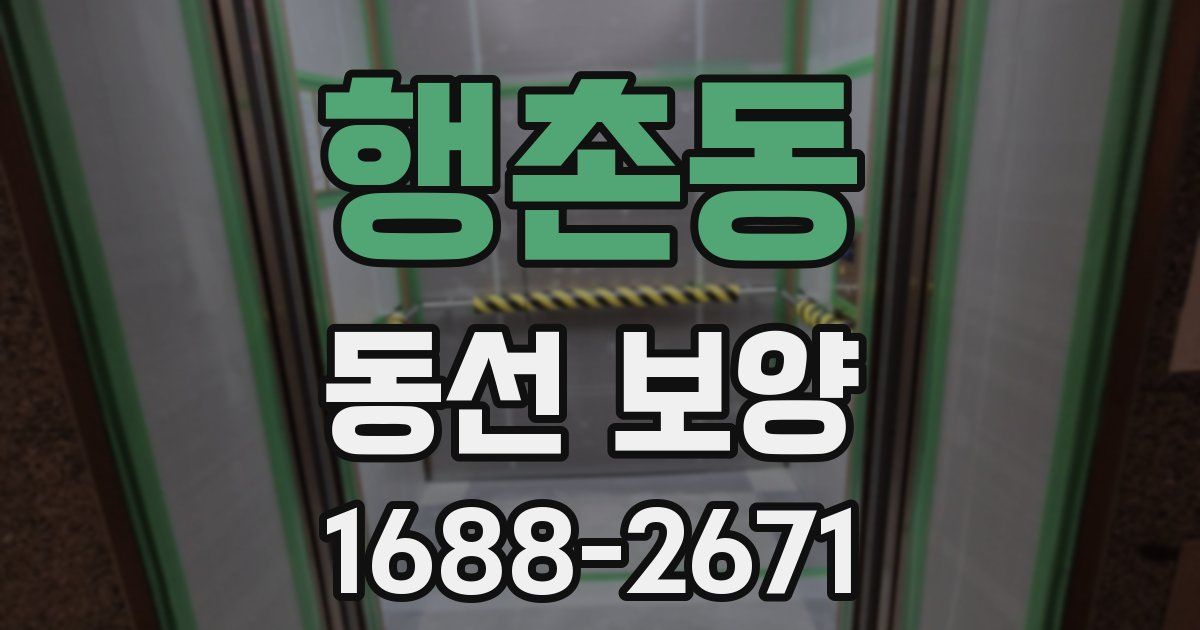 행촌동 동선 보양
