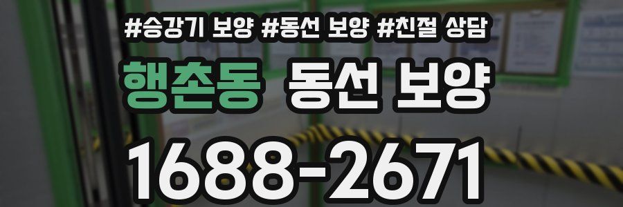 행촌동 동선 보양
