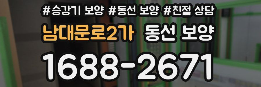남대문로2가 동선 보양