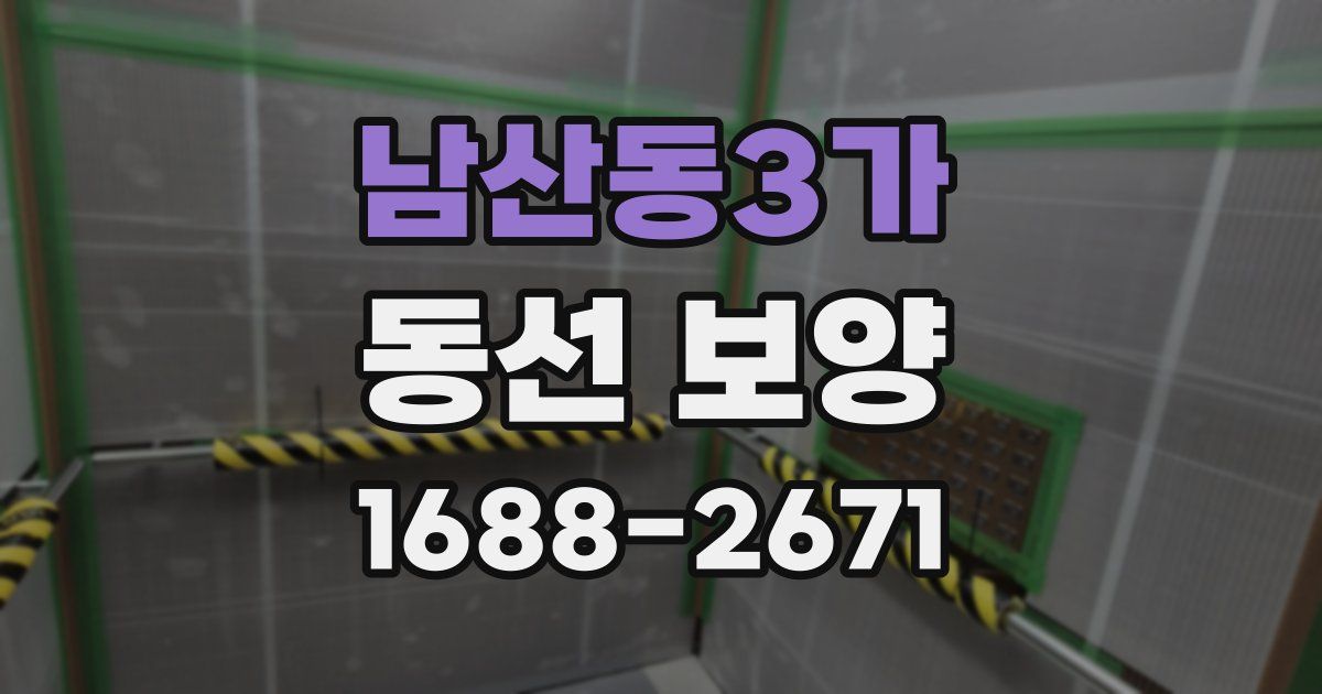 남산동3가 동선 보양