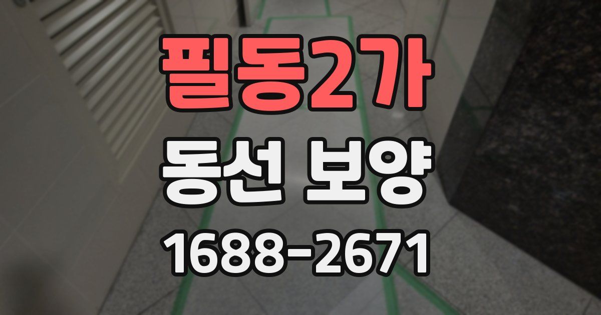 필동2가 동선 보양
