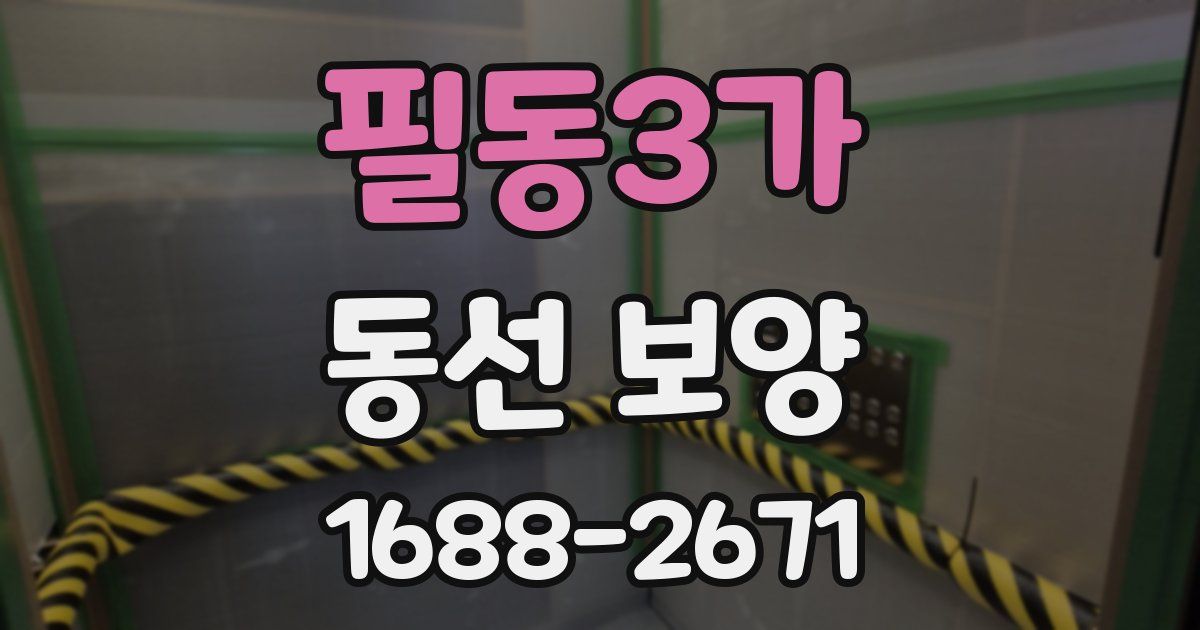 필동3가 동선 보양