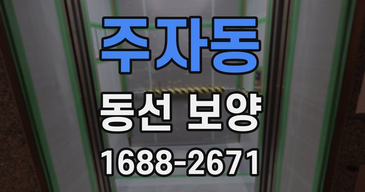 주자동 동선 보양