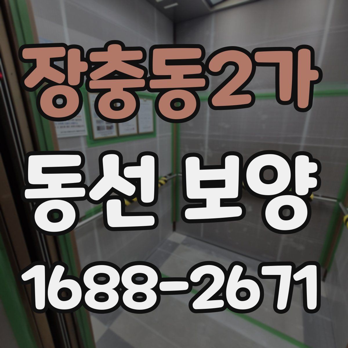 장충동2가 동선 보양 작업 전 정리해야 할 사항들