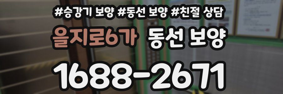 을지로6가 동선 보양