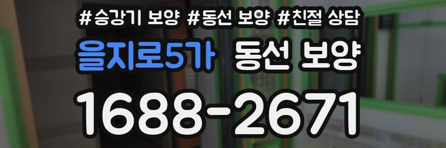 을지로5가 동선 보양