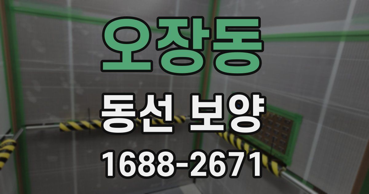 오장동 동선 보양