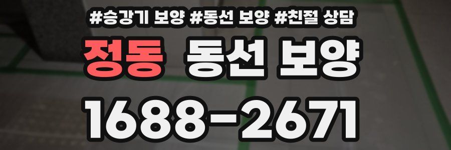 정동 동선 보양