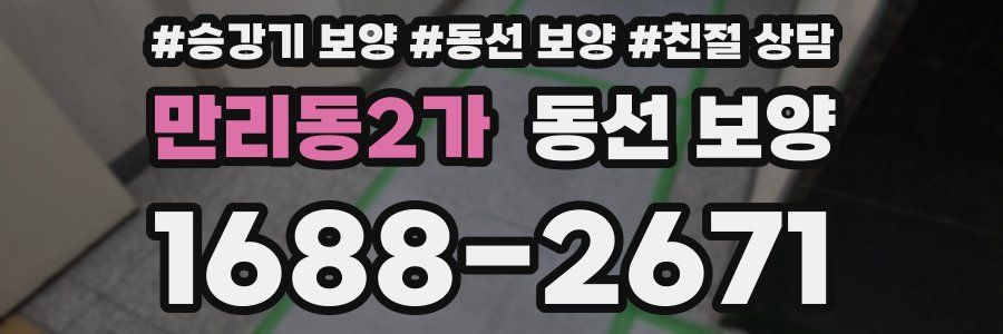 만리동2가 동선 보양