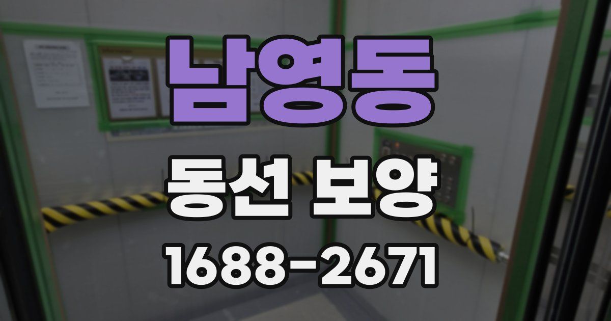남영동 동선 보양