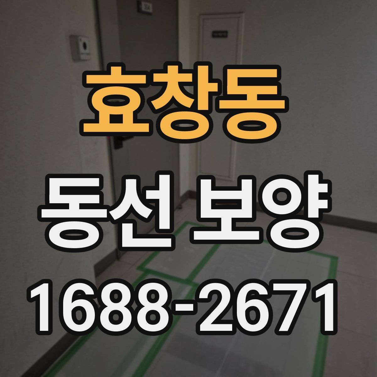 효창동 동선 보양 현장 관리에서 놓치기 쉬운 점