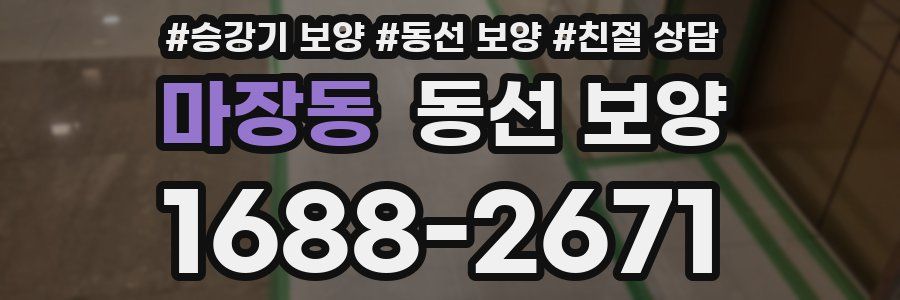 마장동 동선 보양