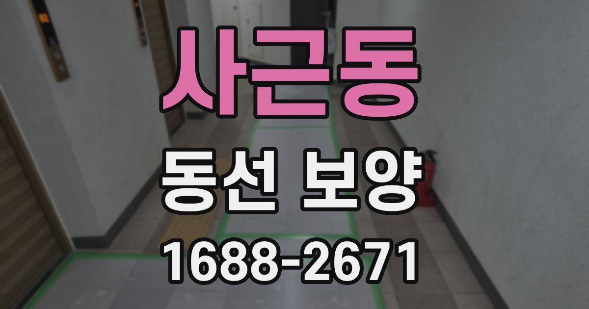 사근동 동선 보양
