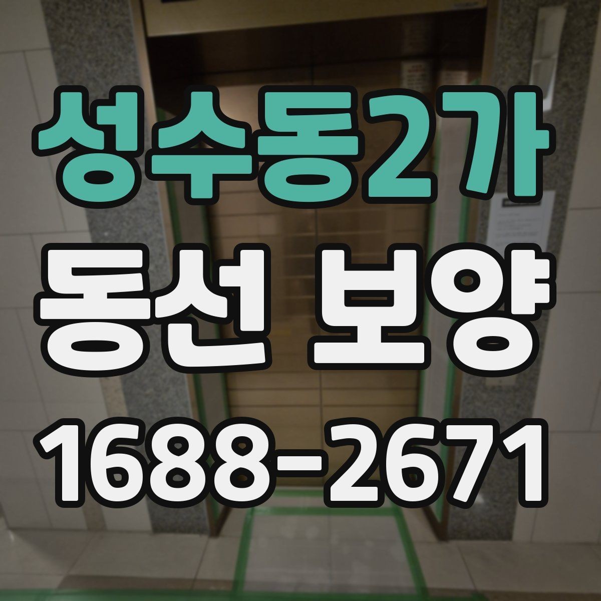성수동2가 동선 보양 자재의 종류와 각각의 장단점