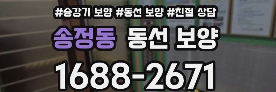 송정동 동선 보양