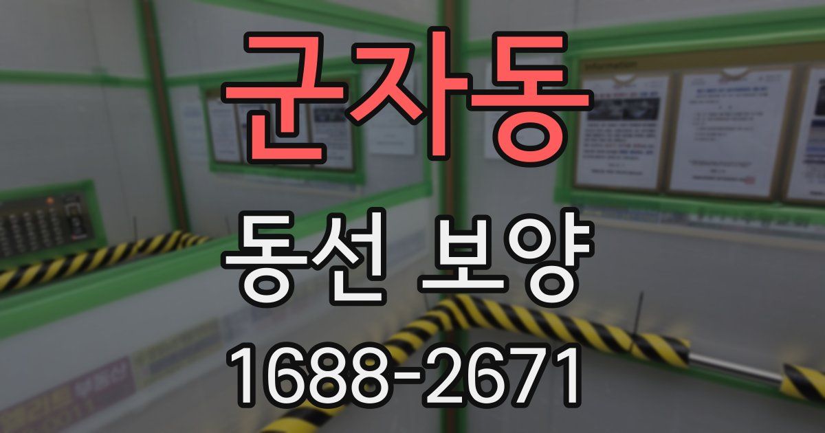 군자동 동선 보양