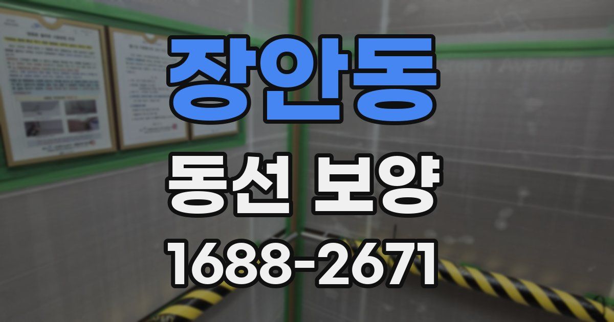 장안동 동선 보양