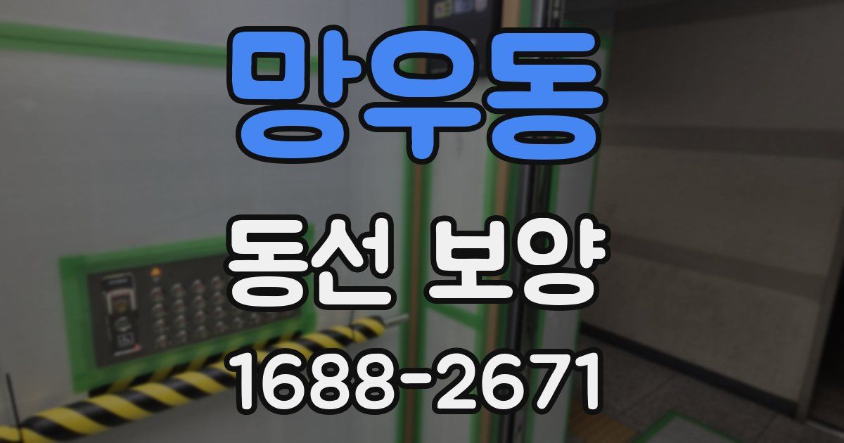 망우동 동선 보양