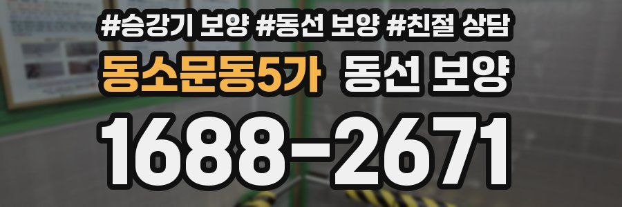 동소문동5가 동선 보양
