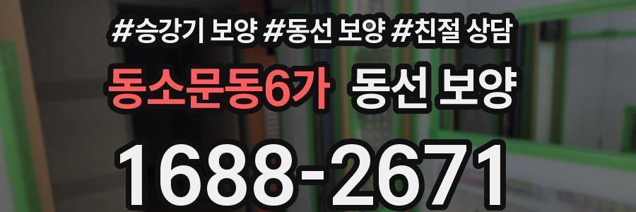 동소문동6가 동선 보양